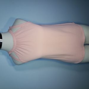 EXPRESS TOP Sleeveless coral peach XS